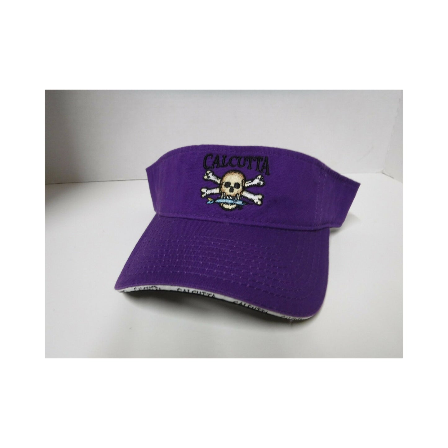 New Calcutta Visor With Logo/ Adjustable PURPLE