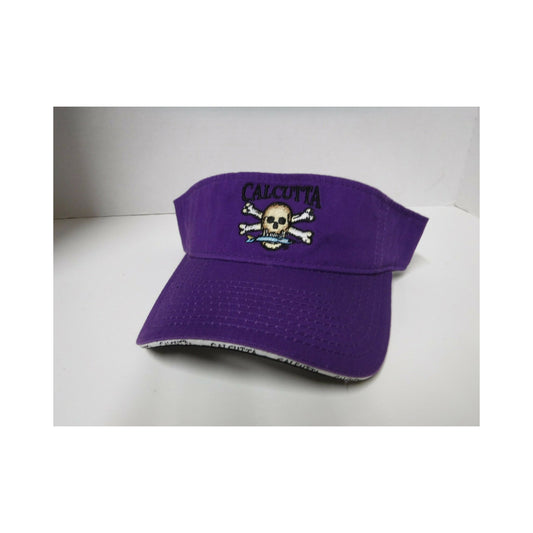 New Calcutta Visor With Logo/ Adjustable PURPLE