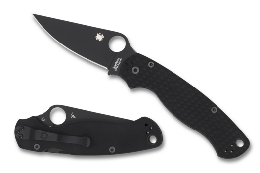 Spyderco Para Military 2-Black G-10 Black Blade C81GPBK2