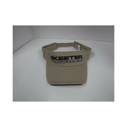 New Authentic Skeeter Visor Adjustable  Beige/ Chino Twill Cotton