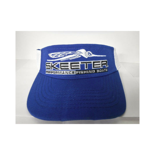 New Authentic Skeeter Visor Navy Blue/ White Mesh Back
