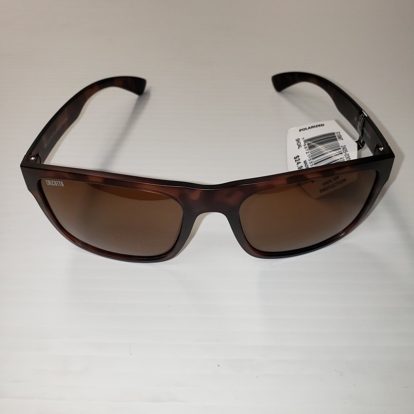 Matte Brown Tortoise Frame/ Brown Lens