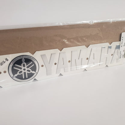 New  Yamaha Emblem - 2 Piece Set- 3D Raised Chrome