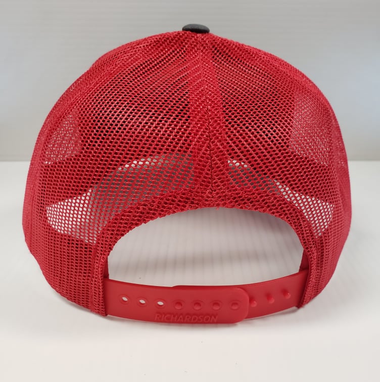 Falcon Boats Richardson 112 Hat Gray -  Red Mesh
