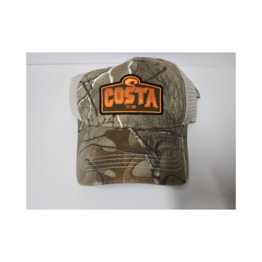 New Authentic Costa Hat Adjustable Realtree Extra Camo with Stone Logo