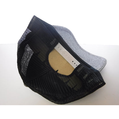 New Authentic Mercury Hat-Gray with Tan Patch Black Mesh