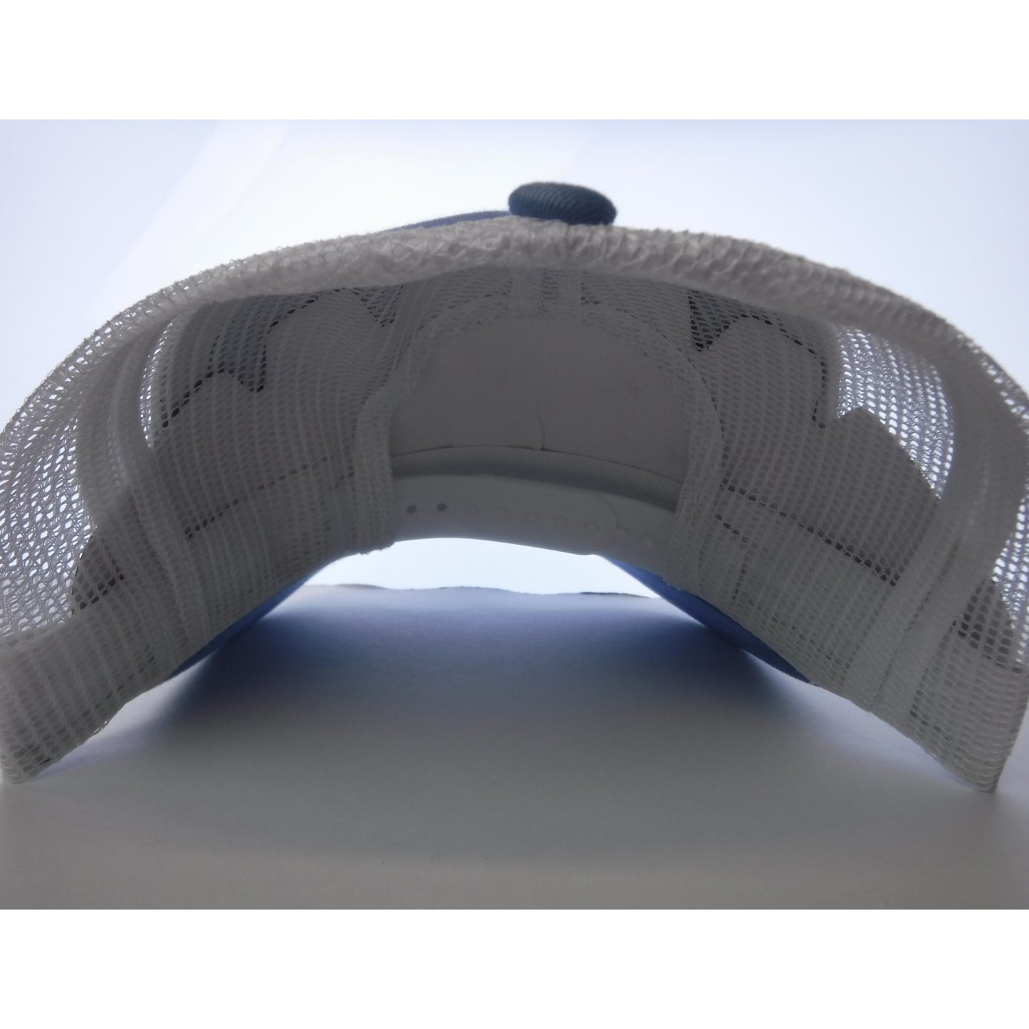 Authentic Mercury Marine Trucker Hat Ladies Steele Blue/ White Mesh