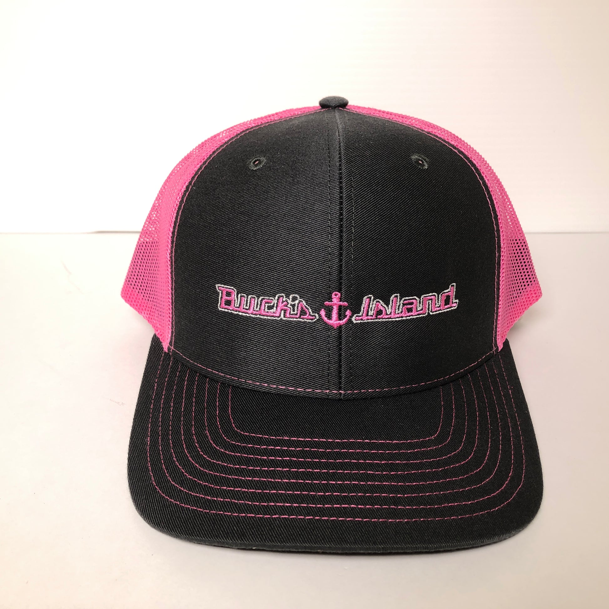 Charcoal/ Neon Pink Mesh