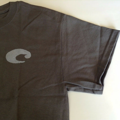 New Authentic Costa Short Sleeve T-Shirt High Tide Gray Medium