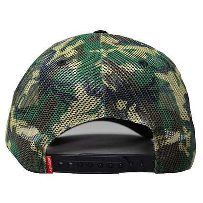 New Authentic Mercury Back Country Hat-Black/Camo Mesh & Logo