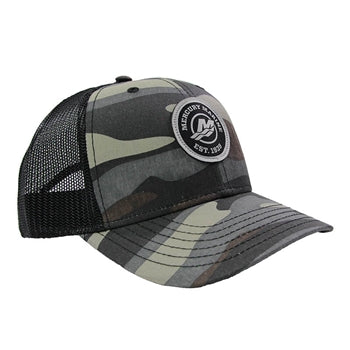 New Authentic Mercury Marine Dark Camo Hat, Black Camo