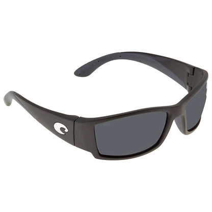 New Authentic Costa Corbina Sunglasses Matte Black/Gray 580P