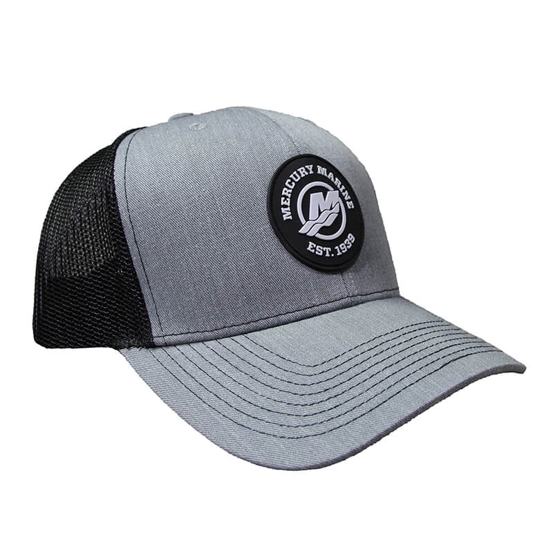 Heather Gray/Black Mesh