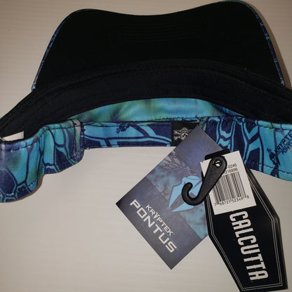 New Calcutta Visor Kryptek Pontus With Logo/ Adjustable
