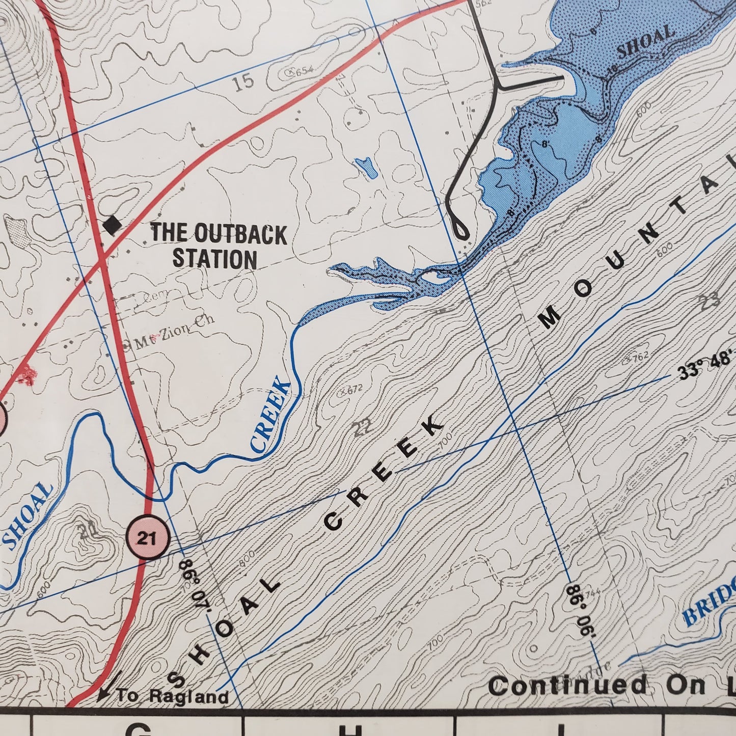 Atlantic Mapping GPS Paper Map Neely Henry