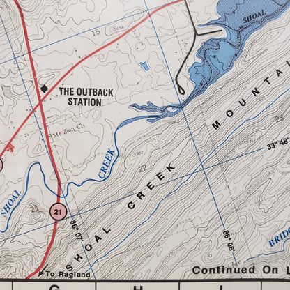 Atlantic Mapping GPS Paper Map Neely Henry