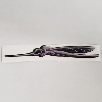 New Authentic Skeeter Emblem  6" Bug-(red tint)-