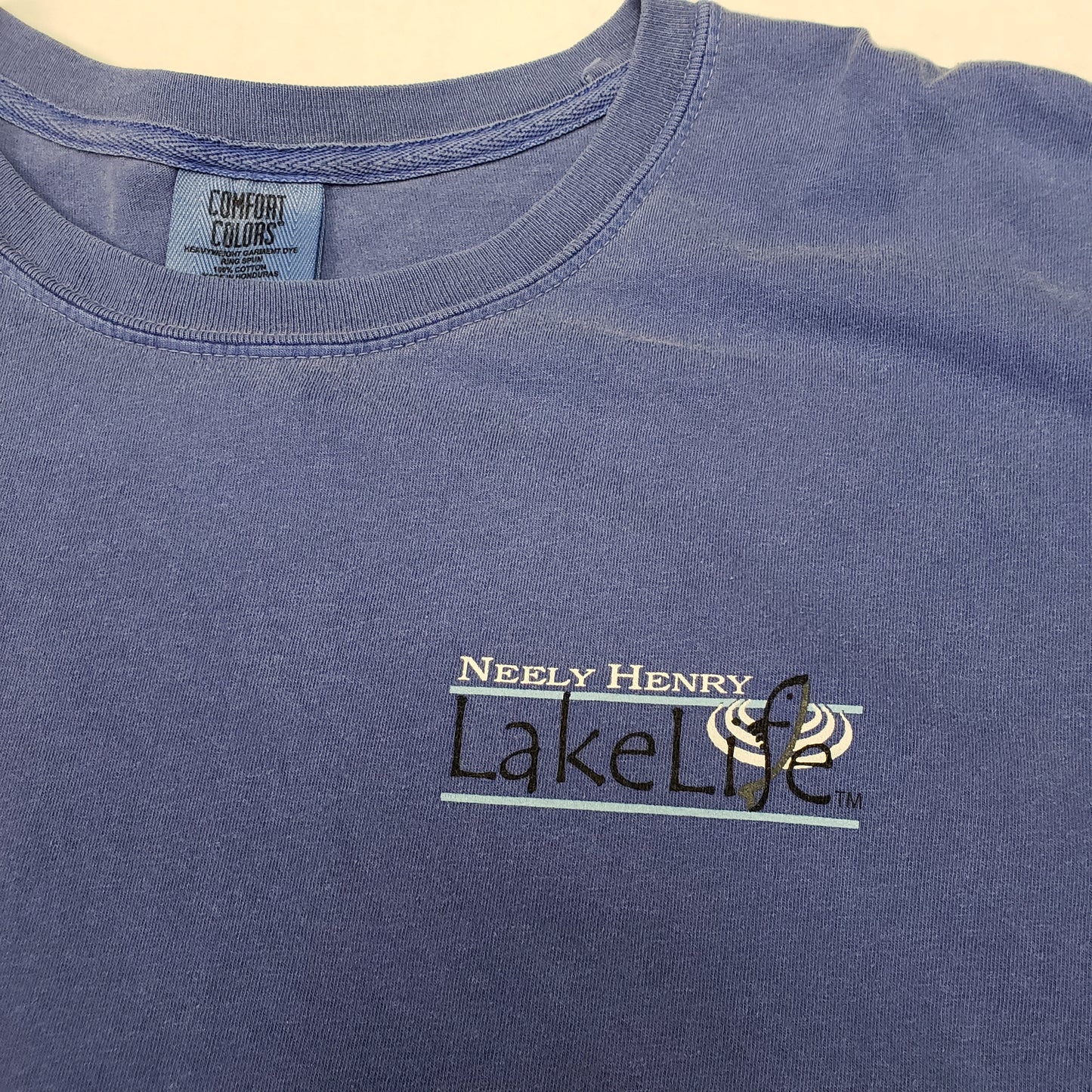 Lakelife SS Comfort Color TShirt/ Get Hooked Neely Henry Periwinkle Small