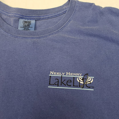 Lakelife SS Comfort Color TShirt/ Get Hooked Neely Henry Periwinkle Small